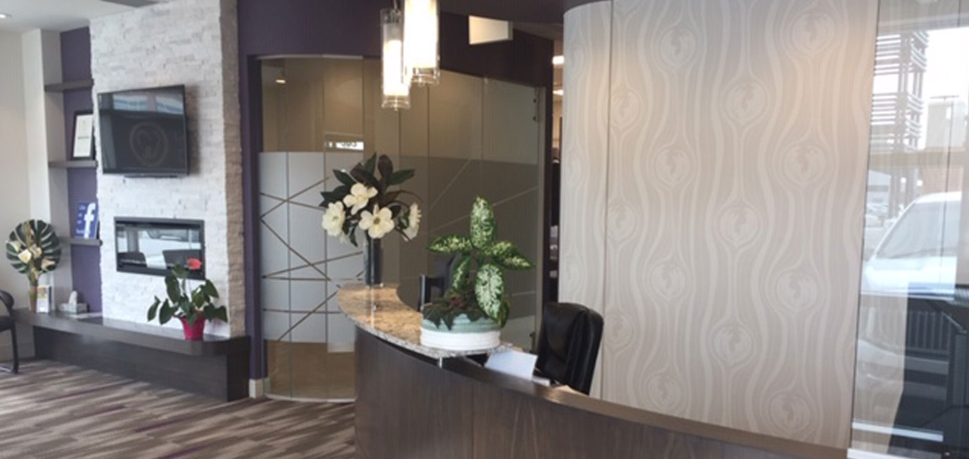 london heritage dental office interior calgary sw